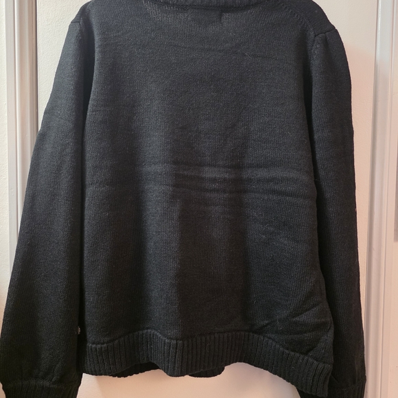 Karl Lagerfeld Black Sweater with Cat Design - Picture 9 of 14